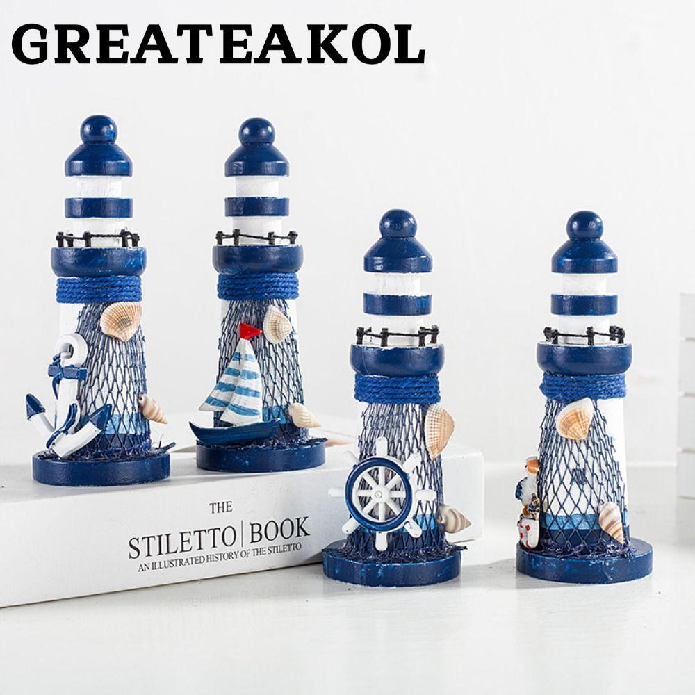 Greateskol เครื่องประดับประภาคาร, โมเดลนาฬิกาไม้หัตถกรรม, งานฝีมือประภาคารสไตล์เมดิเตอร์เรเนียน