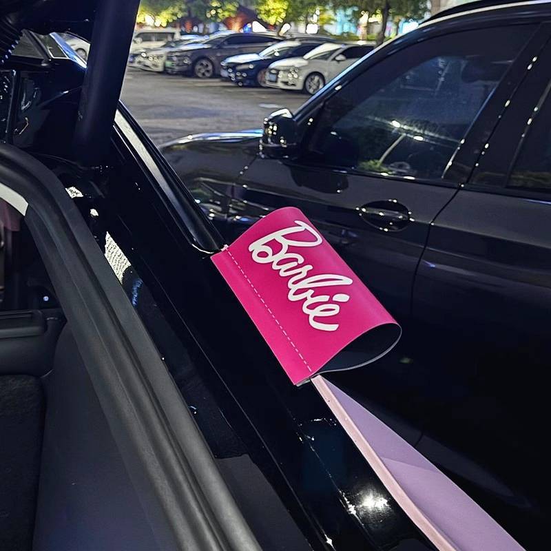 [Hot] Barbie Car Decoration Sticker Washed Mark Label Car Body Tail Decoration Motorcycle Decoration QlHQ