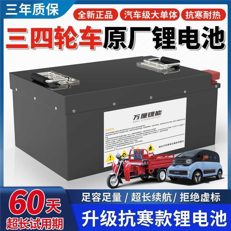 Lithium Iron Phosphate Battery 48V-72V สำหรับรถสาม/สี่ล้อไฟฟ้า แบตเตอรี่แท้
