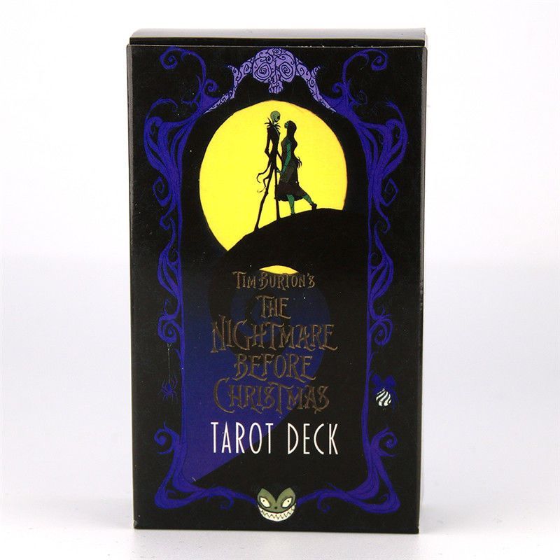 现货热销!销!The Nightmare Before Christmas Tarot Card 圣节夜店罗优质拼装
