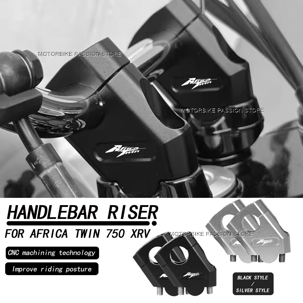 750 XRV รถจักรยานยนต์ Handlebar Riser Motocross เพิ่มความสูง Clamp Mount Pit จักรยานมอเตอร์ไซด์สําหร