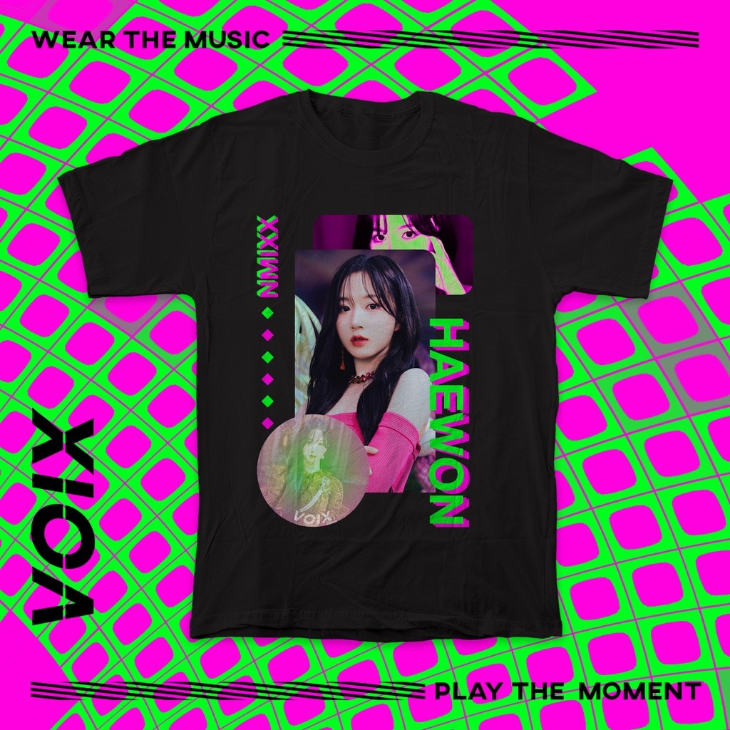 Kaos Kpop NMIXX "DICE" Tee - แฮวอน Lily Sullyoon Jinni Bae Jiwoo Kyujin