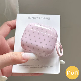 คลาสสิกจุดคลื่นหูฟังป้องกันกรณีเข้ากันได้สําหรับ Airpods 1 2 3 4 Pro Pro2 Pro3 Airpods4 Anti-lost TPU ปลอกหูฟัง
