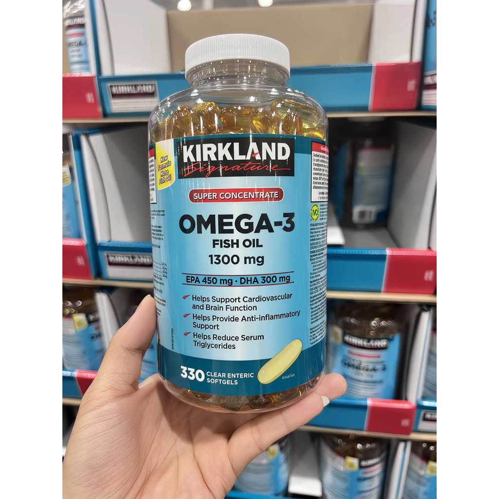Canadi Kirkland Kirkland Fish Oil Kirkland OMERA3 น้ํามันปลาทะเลลึก 330 แคปซูลน้ํามันปลาแคนาดา Kirkl