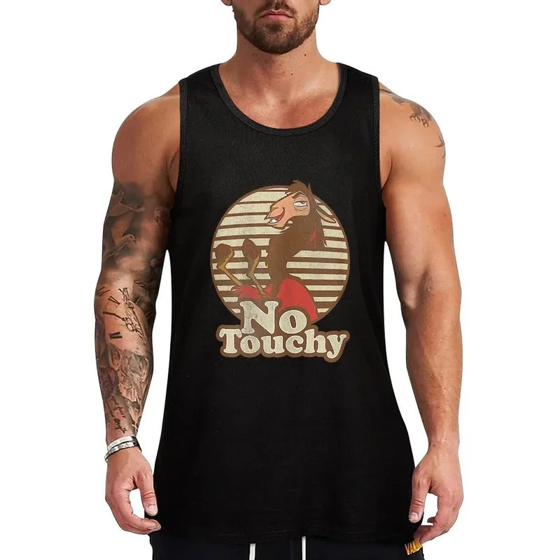 เสื้อกล้ามออกกำลังกาย Emperor's New Groove Kuzco Llama No Touchy สำหรับผู้ชาย