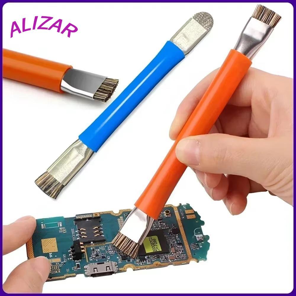 แปรงปลอดภัย ALIZAR, ESD ปลอดภัย Anti-Static Circuit Board Cleaner, มัลติฟังก์ชั่น Precision เหล็กลวดแปรงเมนบอร์ด PCB แปรงทําความสะอาด Piano Maintenance