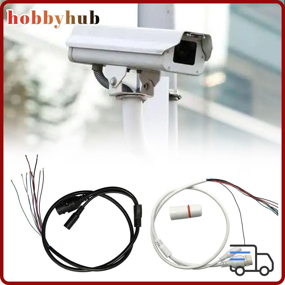 HOBBYHUB สายกล้อง IP,ทนทาน 9Pin,Professional กันน้ํา DC + RJ45 RJ45 Connector การตรวจสอบกลางแจ้ง
