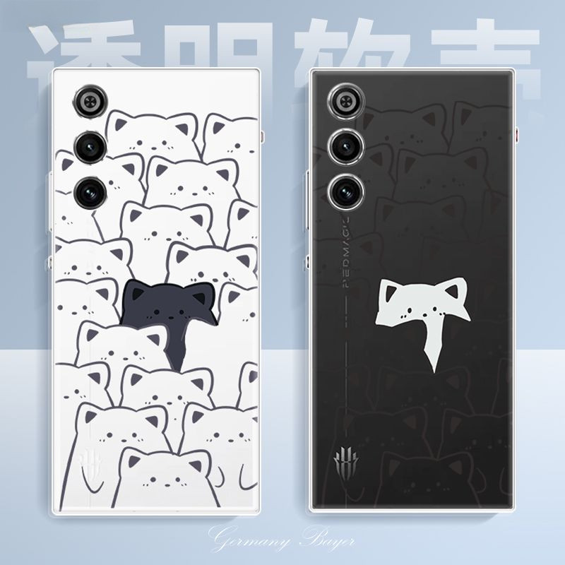 สําหรับ Nubia RedMagic 10Air เคสโทรศัพท์ RedMagic 10Pro เคสป้องกันโปร่งใสรวมทุกอย่าง Ultra-Thin Soft
