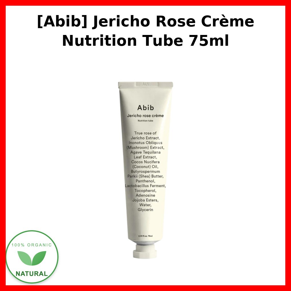 [Aib] Jericho Rose Crème Nutrition Tube 75ml / Korean Crème / Skin Revitalizer / ของแท้ 100% โดย Han