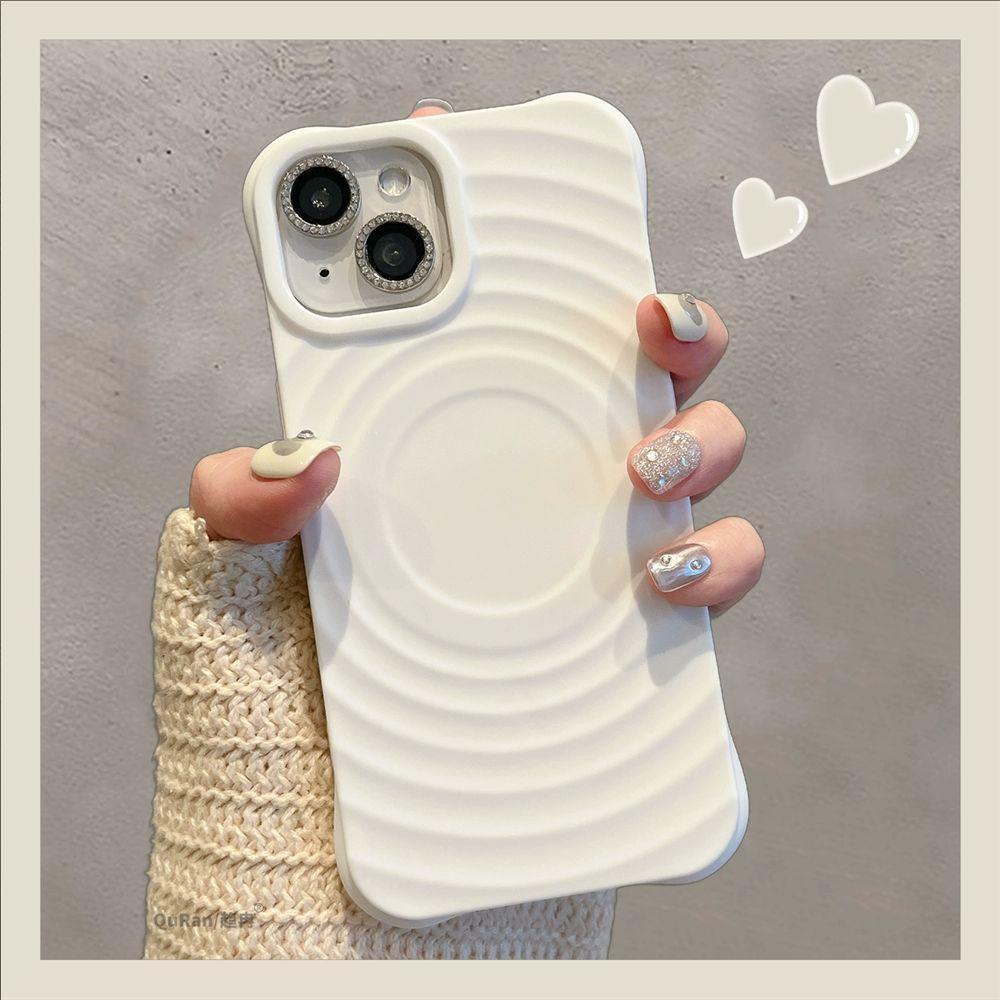 แม่เหล็กดูด เคส iPhone เคสไอโฟน ลายคลื่น 4 มุมหนา ป้องกันตก  ซิลิโคนนุ่ม ทุกรุ่น ใหม่ สวยงาม ใช้งานสะดวก