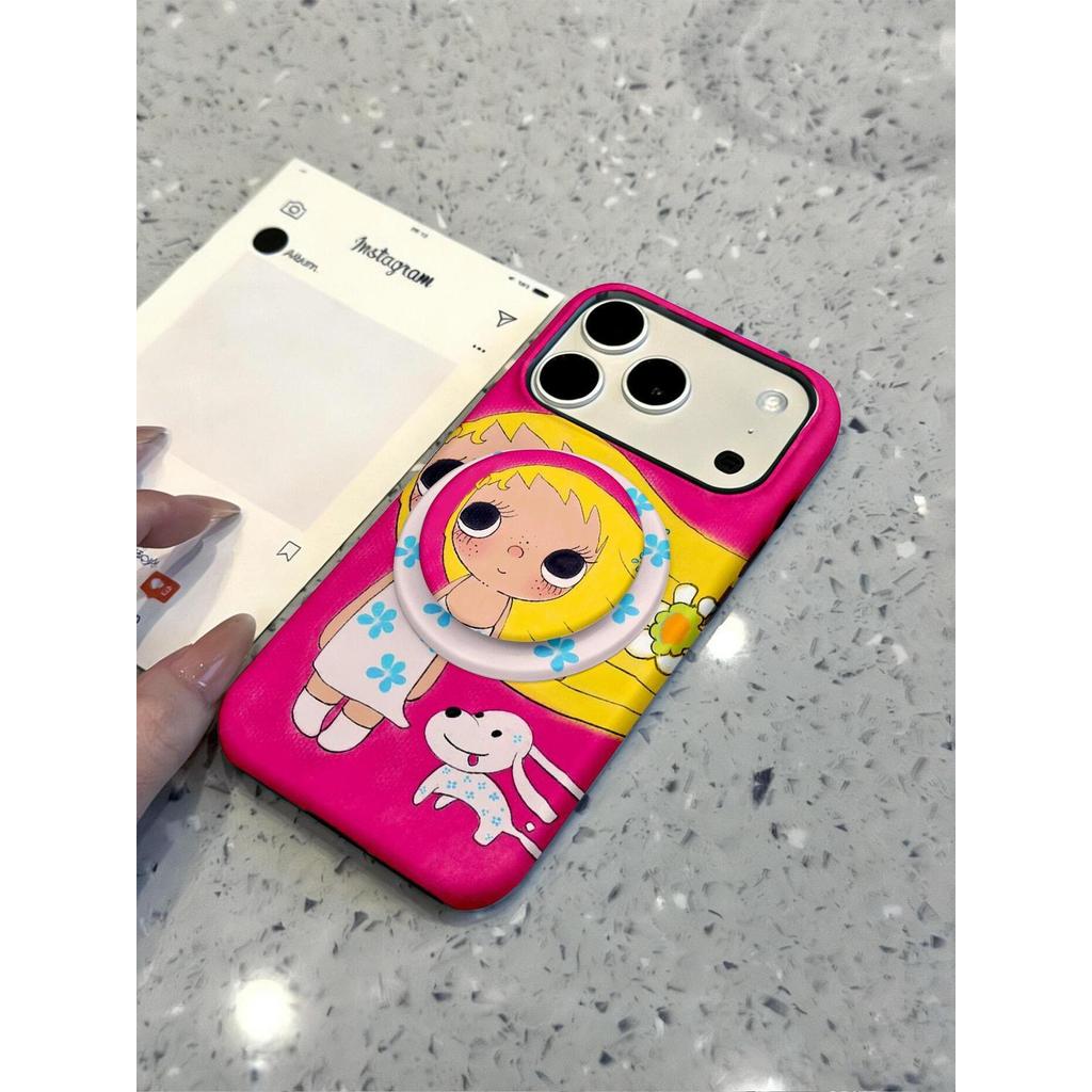 เคสโทรศัพท์โทรศัพท์ น่ารัก เสี่ยวหยู สุนัขวงเล็บแม่เหล็กเหมาะสําหรับ ไอโฟน17/16/15 ไอโฟน เคสโทรศัพท์