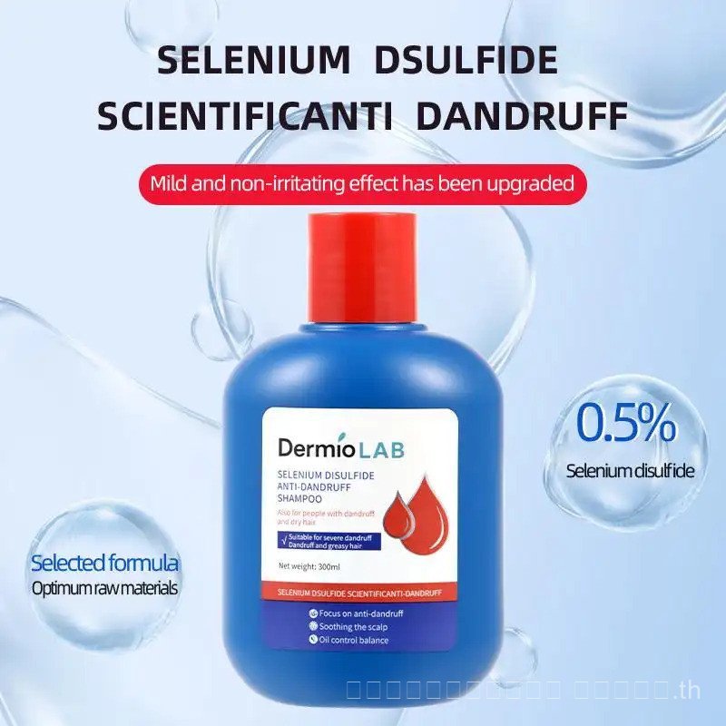 แชมพูดูแลเส้นผม Dermio Lab Selenium Disulfide ป้องกันรังแคบนหนังศีรษะ ควบคุมความมันและขจัดรังแค ง่ายต่อการใช้ AUIR