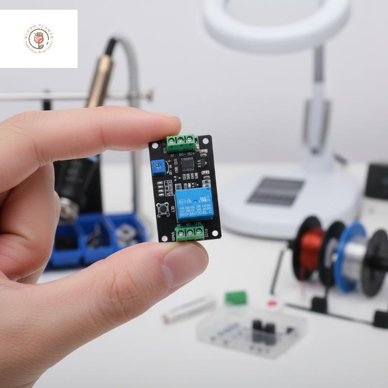[ล้านgridnew] 1 ชิ้น Super 555 Timer Delay On Off Relay Delay Timer Relay Self Loing Delay On Off Ti