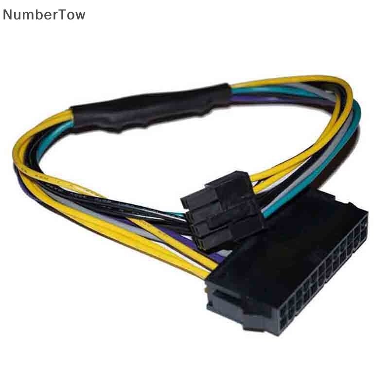 NumberTow 24 Pin Female to DELL Optiplex Server Motherboard 8 Pin Male Adapter Power Cable PH