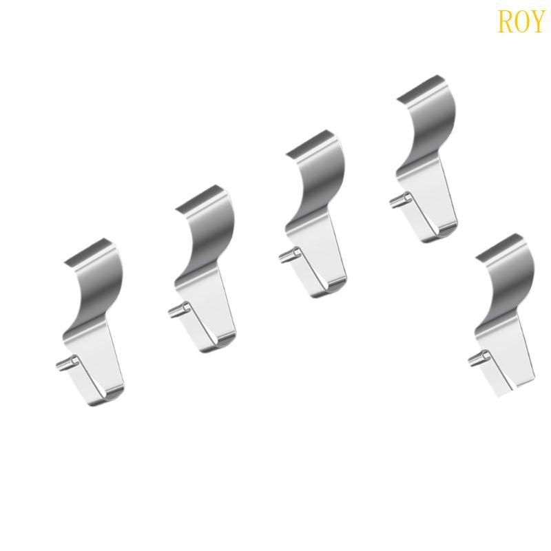 ROY 5 ชิ้น Siding แขวนแขวนสแตนเลส Siding Hook แขวนสําหรับแขวนตกแต่งบ้าน Wallboard Hook