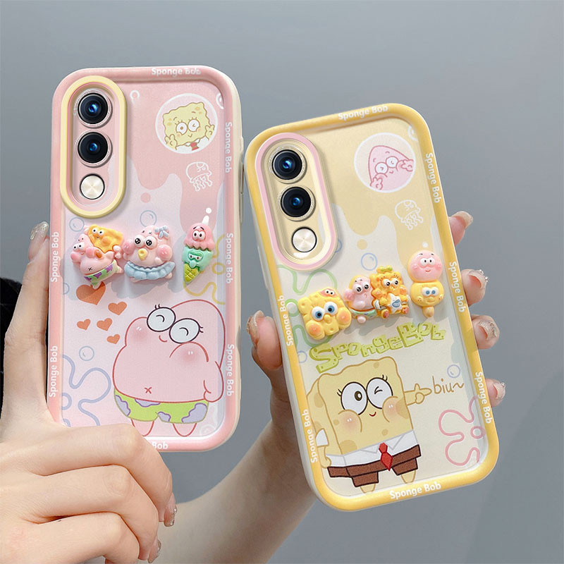 พร้อมส่ง! เคส Vivo V70 FE TPU กันกระแทก 4 มุม ไม่เหลือง กันรอย ลายการ์ตูนน่ารัก XXDDHM