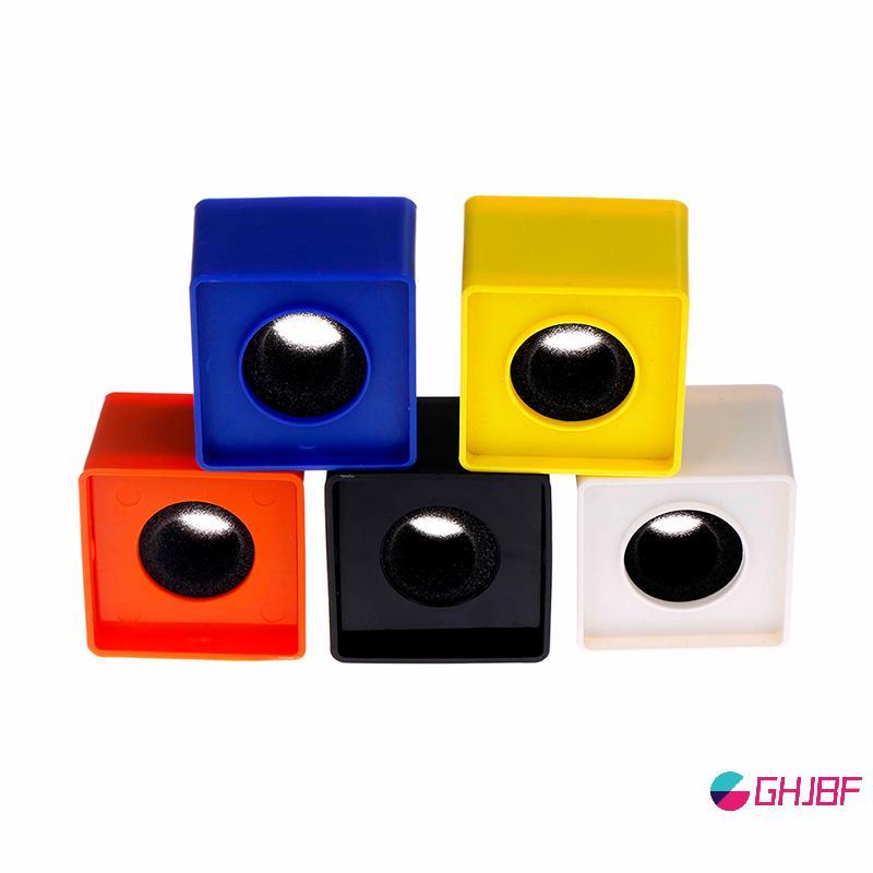 GHJBF] ABS Square cube สัมภาษณ์ KTV ไมโครโฟนโลโก้สถานีธงร้อน 1 PC คอเต่าเดิมนิสัยคน