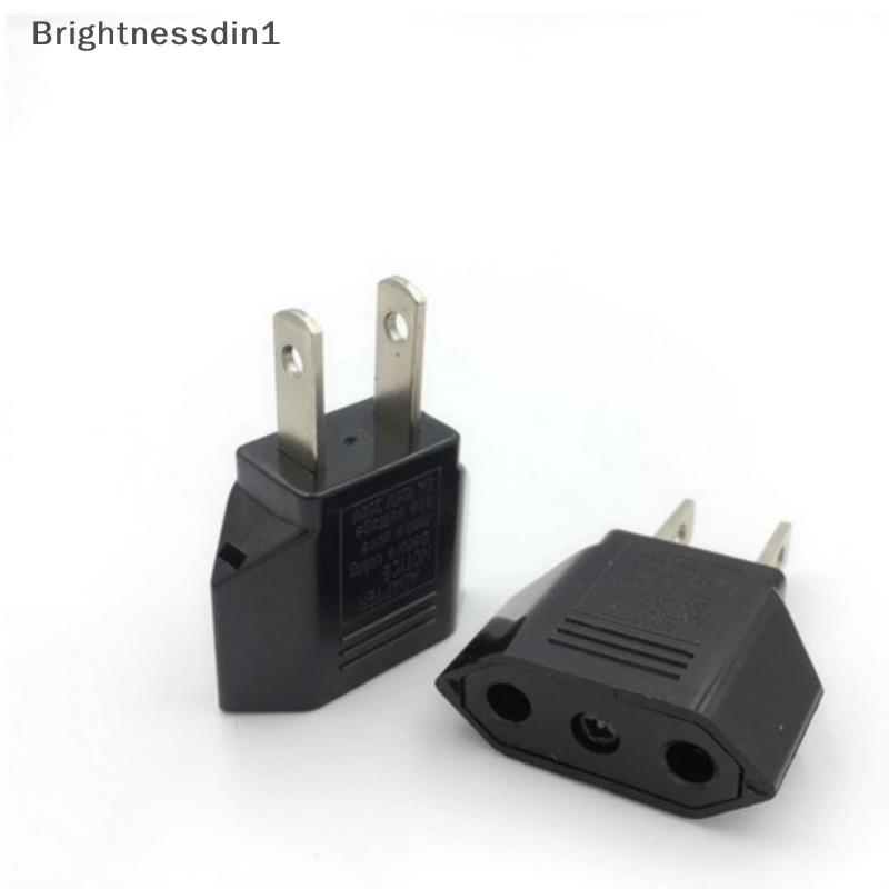 [Brightnessdin] EU Euro Euro Euro Euro Euro Europe to US USA Power Ja Wall Plug Converter Travel Ada