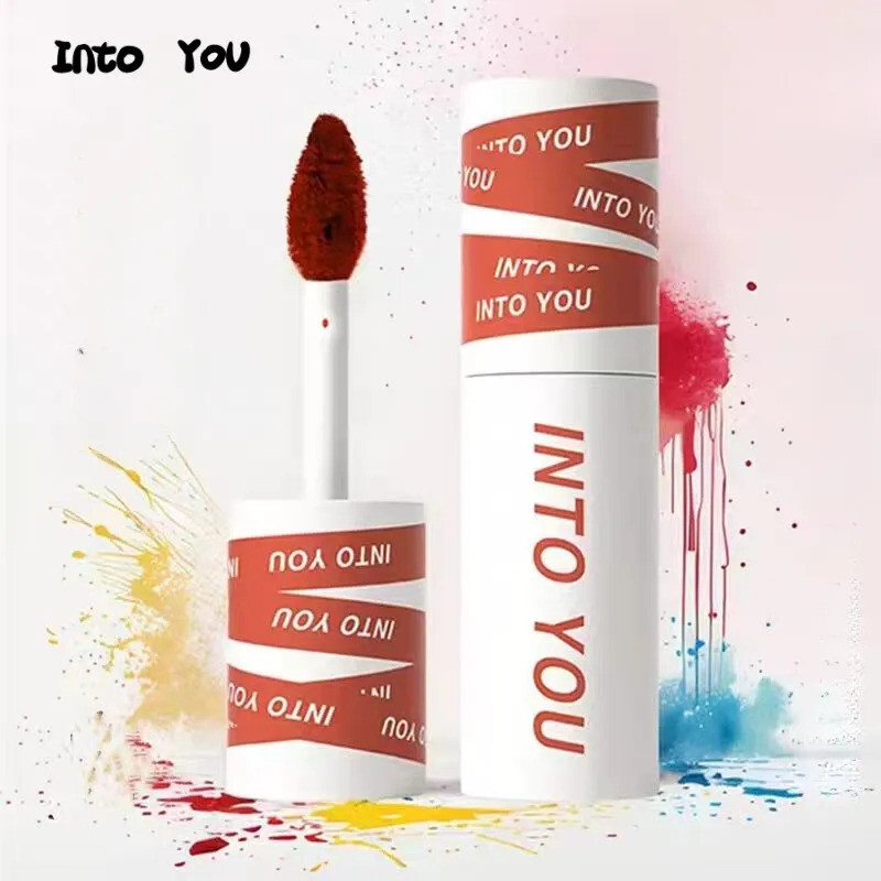 ⭐INTO YOU Lip Glaze Long-Lasting Moisturizing Contouring และ Brightening ลิปสติก Lip Glaze Lip Makeu