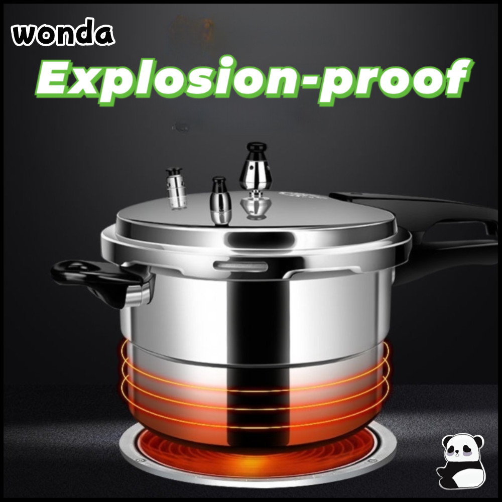 WONDA หม้อความดัน,พร้อมถาดนึ่งหลักฐานเตาแก๊สหม้อหุงข้าวคุณภาพสูง 3-13L ความจุอลูมิเนียมครัวทําอาหารหม้อบ้านอาหาร Cook