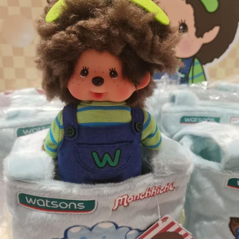 【พร้อมส่ง】monchichi พวงกุญแจ Monchi Bebichhichi Tuffy Monchhichi Keychain Limited Plush hipper kitty