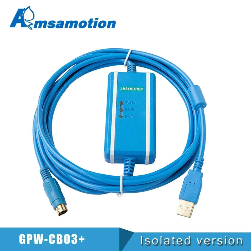 อัพเกรด GPW-CB03 เหมาะสําหรับ Proface Touch Pannel HMI สายการเขียนโปรแกรมดาวน์โหลดสาย GP37W2 USB-GPW