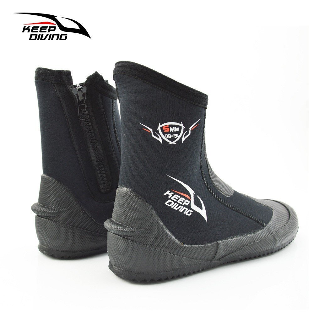 5MM Neoprene Diving Boots Anti-skid Diving Shoes Water Shoes Scuba Surfing Snorkeling boots KEEP DIV