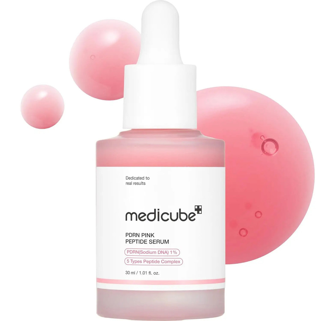 Medicube PDRN Pink Peptide Serum,Pink Glow Serum,Peptide,Niacinamide,Hydrating&Moisturizing&Firming,