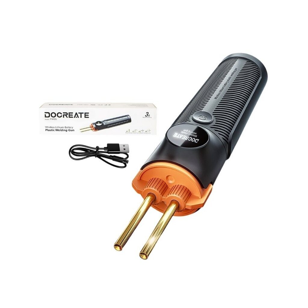 DOCREATE เครื่องซ่อมแซม และขัดตกแต่งพลาสติก แบบไร้สาย รุ่น PW35 | ร้อนเร็ว ใช้งานง่าย