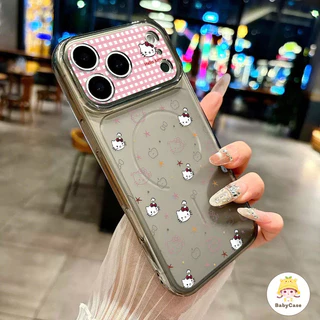 เหมาะสำหรับ IPhone 16 15 14 17 15 Plus 13 12 11 Pro Max แมววัยรุ่นหัวใจน่ารักวัสดุที่เหนือกว่ากรณีโทรศัพท์ทนตก
