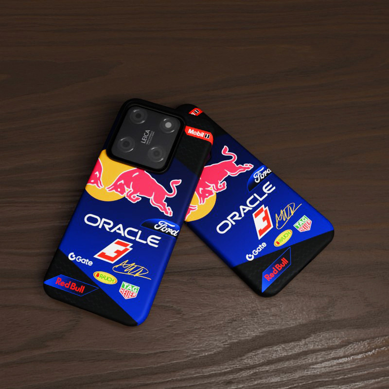 F1 Red Bull Max Vista Pan 2026 พัดลมรถแข่งอุปกรณ์ต่อพ่วงเคสโทรศัพท์ Apple 17PROMAX 16 15PRO 14PLUS M