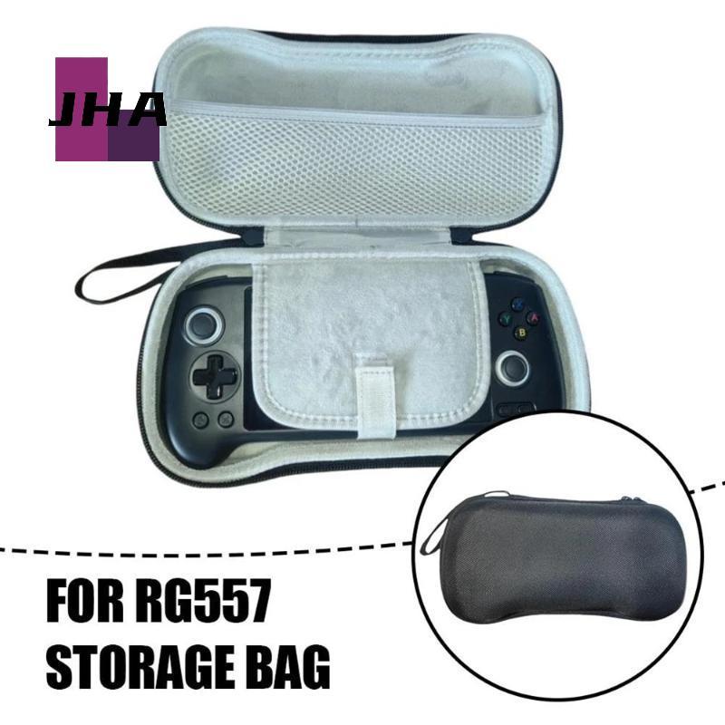 [JHA] สําหรับ Anbernic RG557/RG556 Console Travel Storage Bag Wear Resist Game Console Carrying Case