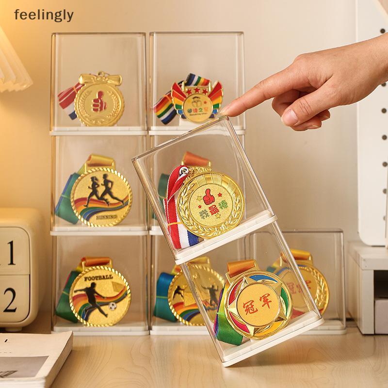 [S&H] เคสแสดงเหรียญ Staable กล่องเก็บของโปร่งใสอะคริลิคที่วางรางวัล Desktop Organizer สําหรับรางวัลและของสะสม {TH}
