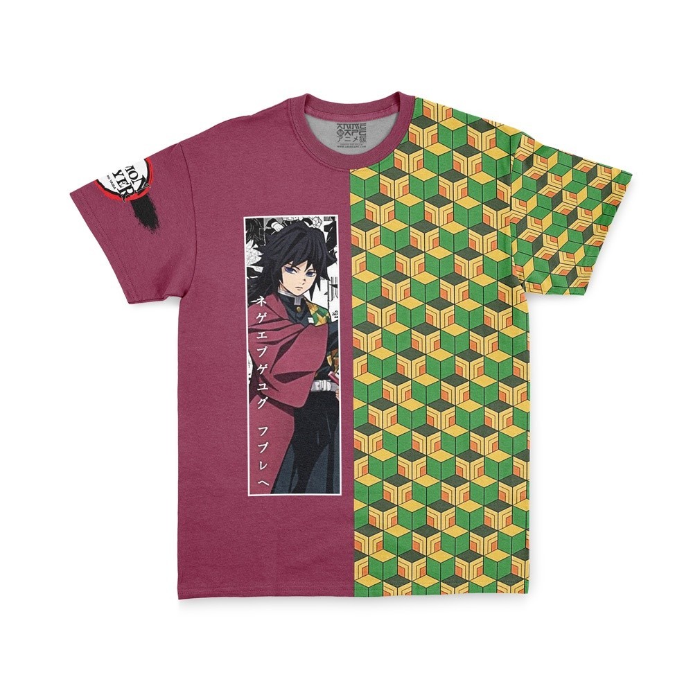 เสื้อยืด Tomioka Giyu Haori Demon Slayer Streetwear