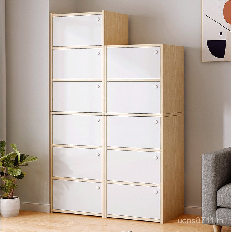 Locker ห้าลิ้นชัก Tidy-up Locker ห้องนอนเรียบง่ายผนังด้านหลังป่าตู้เก็บของตู้เก็บของหลายชั้นเสื้อผ้า