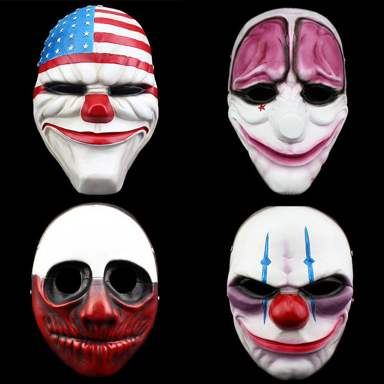 Harvest Day 2 Mask Horror Halloween pay Play day2 pay Clown Helmet Game Harvest Day Mask