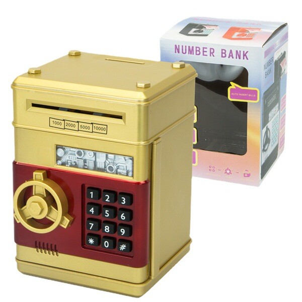 กระปุกออมสิน atm กระปุกออมสินใหญ่ รหัสผ่านลายนิ้วมือกระปุกออมสินกระปุกออมสินเด็ก atm กระปุกออมสินน่า