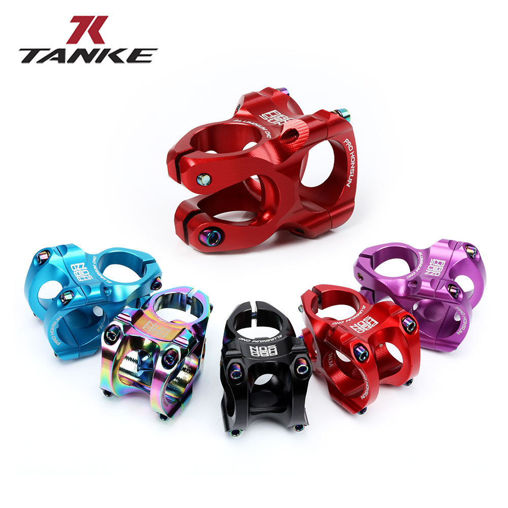TANKE MTB Ultra Light ก้านแฮนด์จักรยานเสือภูเขาแบบว่าง สแตนเลสสำหรับXC/Enduro ขนาด31.8มิลลิเมตร