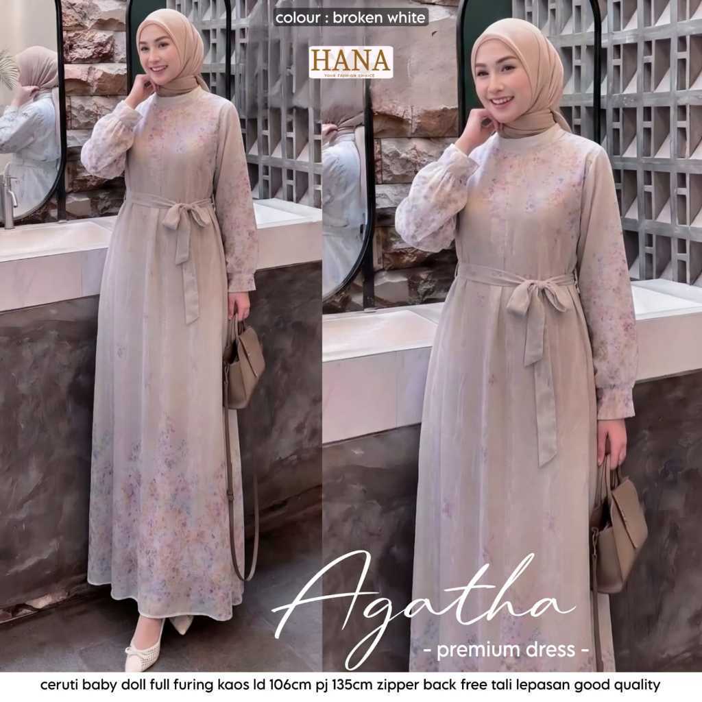 1304 AGATHA PREMIUM DRESS by hANA ORIGINAL BRAND SOLO