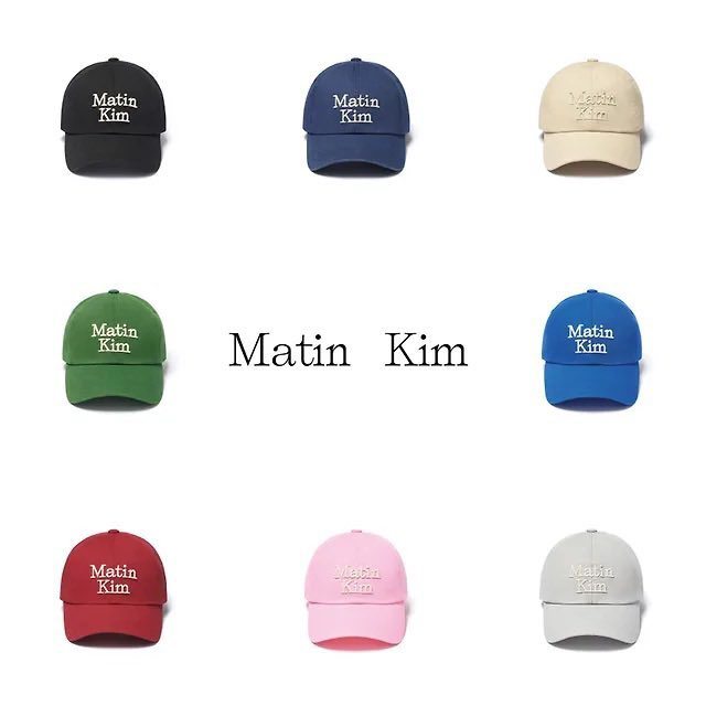MATIN KIM MATIN VOLUME LOGO BALL CAP