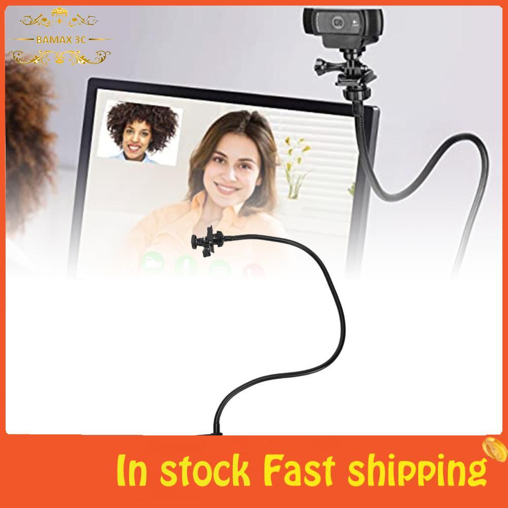 Bamaxis Wisoqu เว็บแคมขาตั้ง Gooseneck Mount แขนสกรู 1/4 นิ้ว 360 ลูกหมุนสำหรับ C922 C930e C920S C92