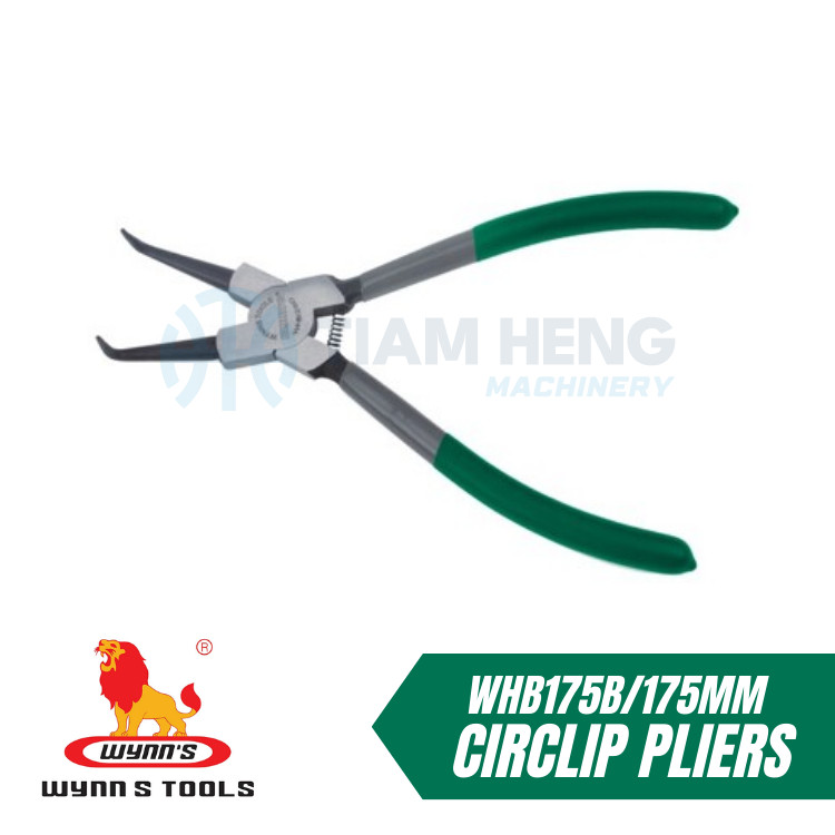 WYNNS WHB175B INTERNAL CIRCLIP PLIERS BENT HOSE 175MM
