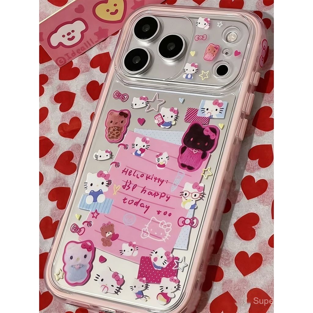 เคสโทรศัพท์เหมาะสําหรับiPhone 7 8 X XS XR XSMAX 11 12 13 14 15 16 17 Pro max Plus Air kt Cat Sticky 