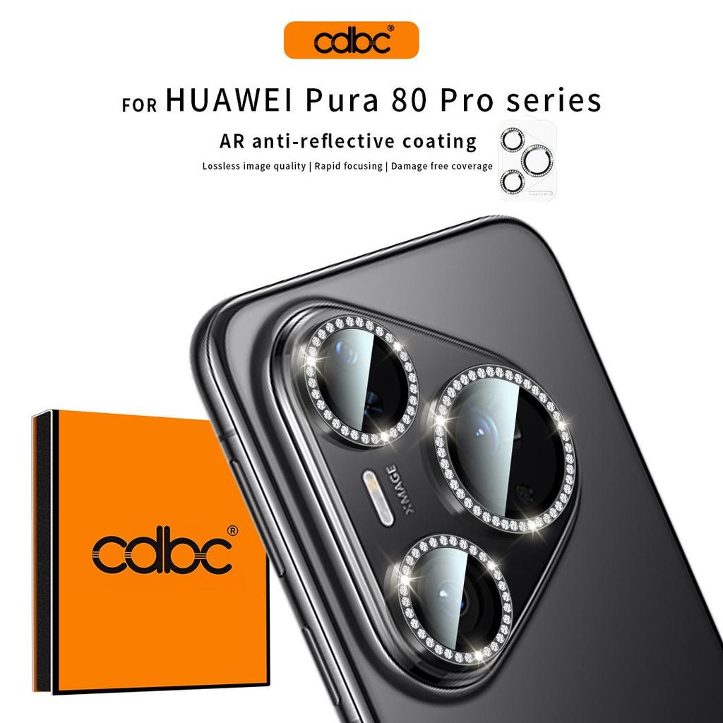 CDBC Bling Diamond ตัวป้องกันเลนส์กล้องสําหรับ HUAWEI P80/P80PRO+/P80ULTRA/P70/P70/P70PRO+/P70ULTRA,