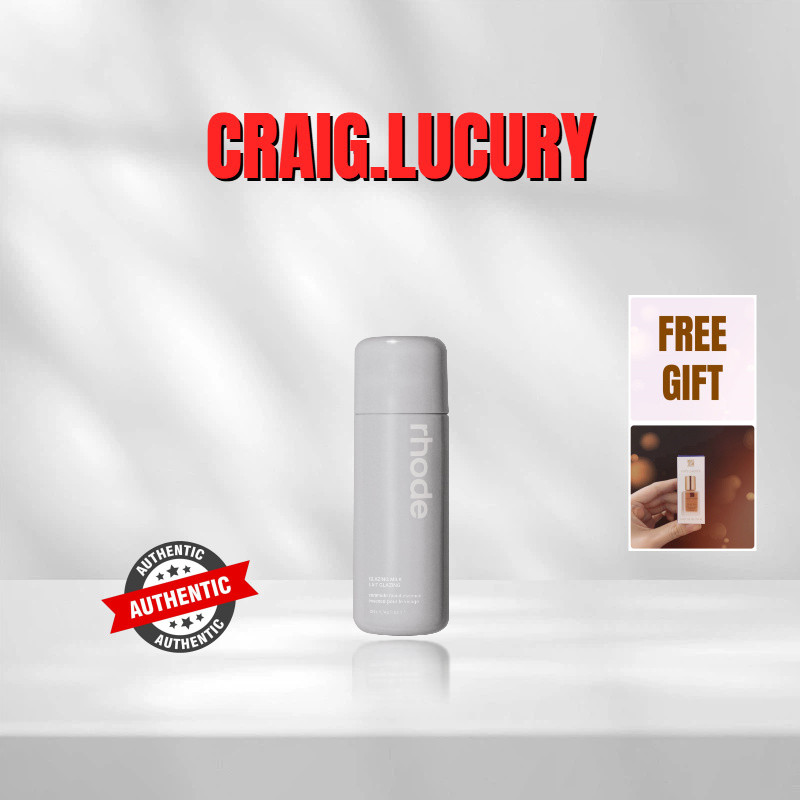 สารสำคัญของใบหน้า RHODE GLAZING MILK CERAMIDE FACIAL ESSENCE 140ML- original ต้นฉบับ- original ต้นฉบับ