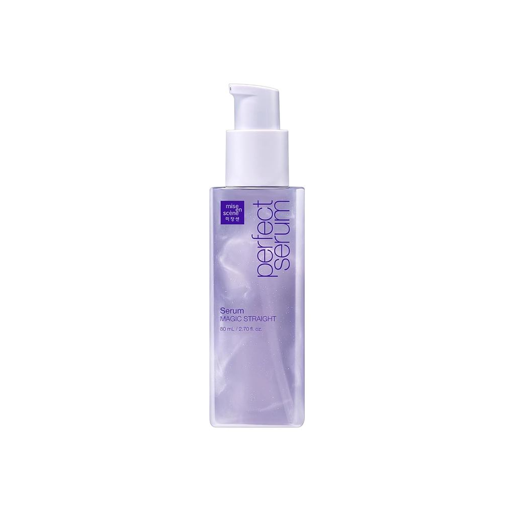 Mise En Scene Perfect Serum Magic Straight - Hair Taming Oil สําหรับ Frizzy | การป้องกันความร้อน | ย