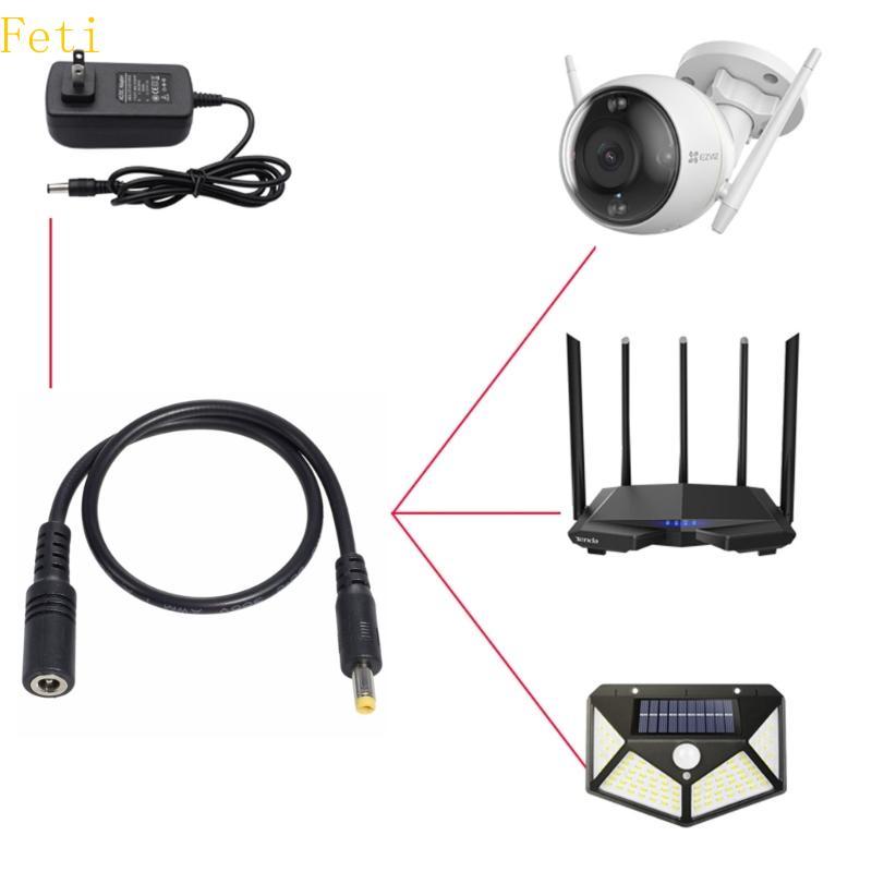Feti DC Extension Cable DC Cable 4 0x1 7mm Female to Male Plug DC ขยายสายไฟ