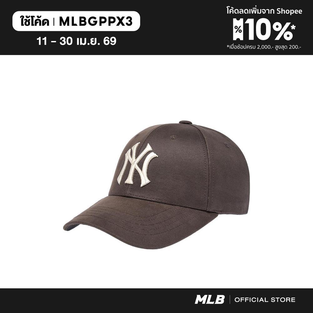 MLB หมวกแก๊ป ยูนิเซ็กส์ Suede Twill Structured Ball Cap รุ่น 3ACPB095N 50BRS สีน้ำตาล