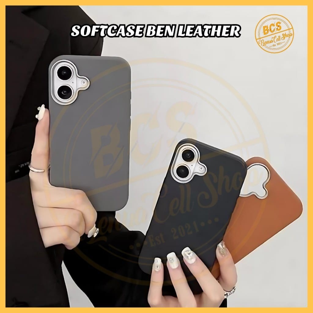 BCS - SOFT CASE CASING HP BEN LEATHER สําหรับ XIAOMI POCOPHONE C75 C65 C40 POCO M6 M6 PRO M5 M4 PRO 
