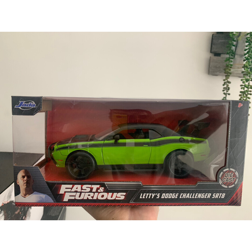 [คลังสินค้าพร้อม 1] Jiada 1: 24 Speed and Passion Letty Seat Driver (Dodge Challenger 5Rt8) รถสูงมาก